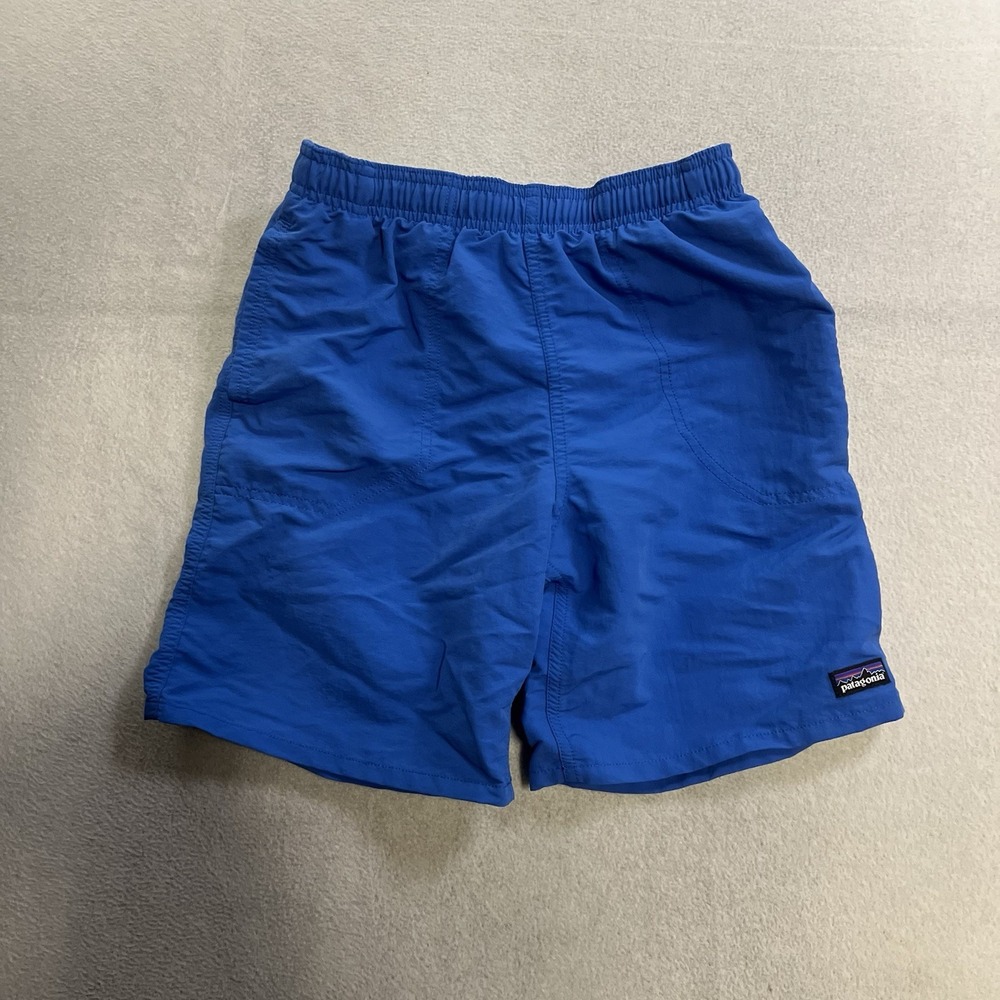 Patagonia Baggies Shorts Youth Size Large Blue 7" Swim Trunks Lined 67052SP20